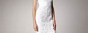 Cap Sleeve White Lace Dress