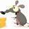 Cartoon Rat Cheese