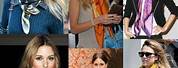Celebrities Wearing Fashion Scarves