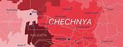 Chechnya Russia On Map