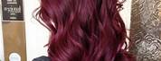 Cheveux Rouge Bordeaux