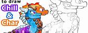 Chill and Char Prodigy Animal Colouring In