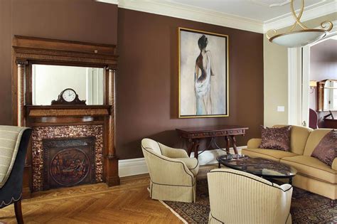 Chocolate Brown Living Room