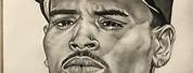 Chris Brown Pencil Drawings