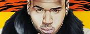 Chris Brown Portrait Digital Art