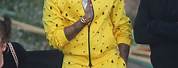 Chris Brown Yellow Suit