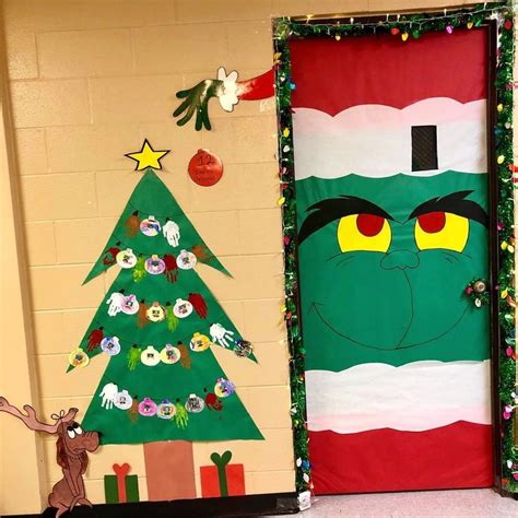 Christmas Classroom Door Displays