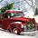 Christmas Red Truck Print