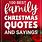 Christmas and Family Quotes