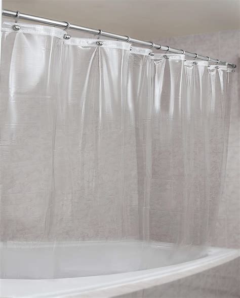 Clear Plastic Shower Curtain
