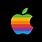 Colored Apple Logo