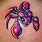 Colorful Scorpion Tattoo