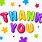 Colorful Thank You Clip Art