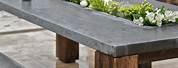 Concrete Top Outdoor Dining Table