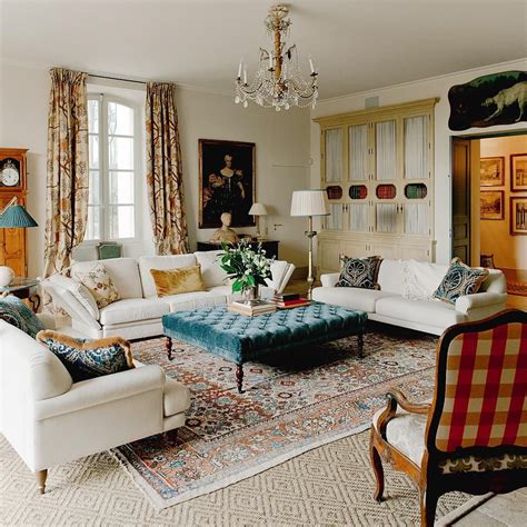 Contemporary French Country Living Room