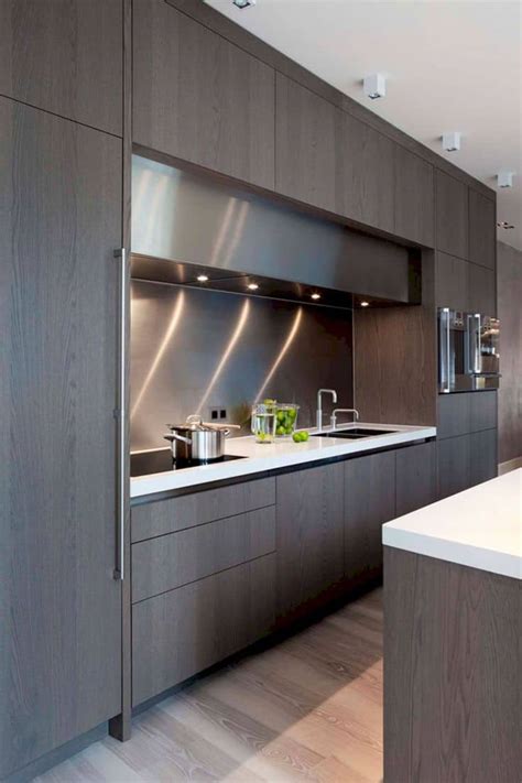 Contemporary Grey Kitchen Cabinets
