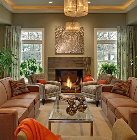 Contemporary Transitional Living Room