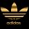 Cool Adidas Logos Gold