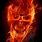 Cool Flaming Skull