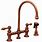 Copper Kitchen Faucet with Sprayer