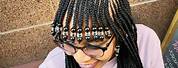 Corn Rows Hairstyles with Fringe Braids
