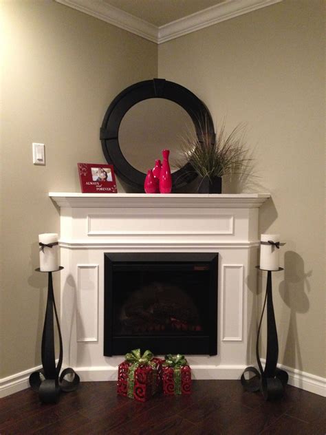 Corner Fireplace Mantel Decorating Ideas