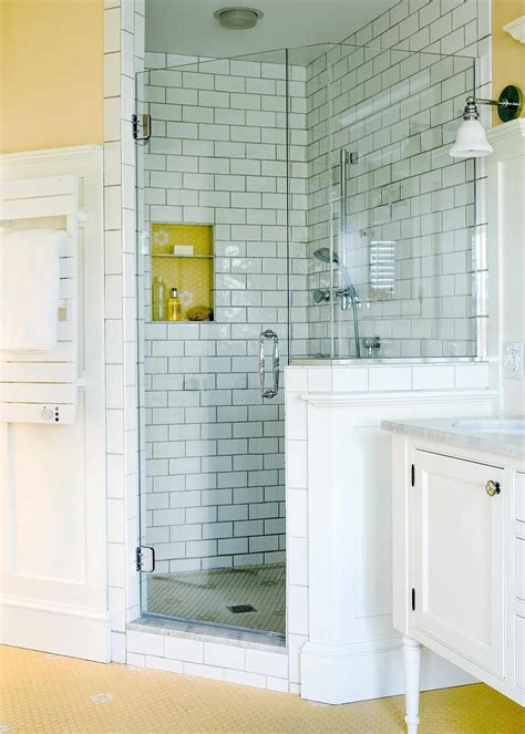 Corner Walk-In Showers for Small Bathrooms