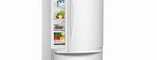 Counter-Depth Bottom Freezer White Refrigerator