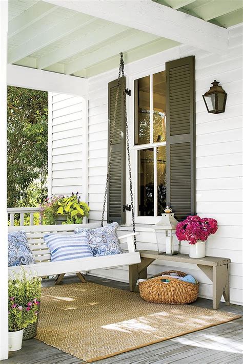 Country Living Porch Decorating