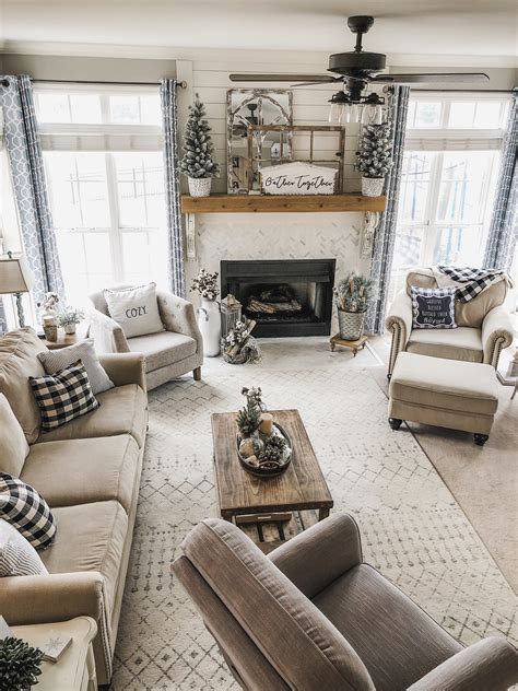 Cozy Winter Living Room