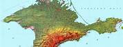 Crimea Topographic Map