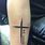 Cross Tattoo with Names
