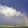 Cumulus Clouds with Rainbow