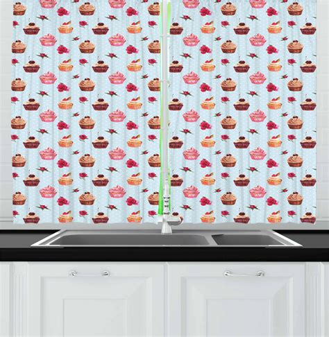Cupcake Kitchen Curtains