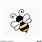 Cute Bee Stencils