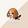 Cute Cartoon Beagle Dog