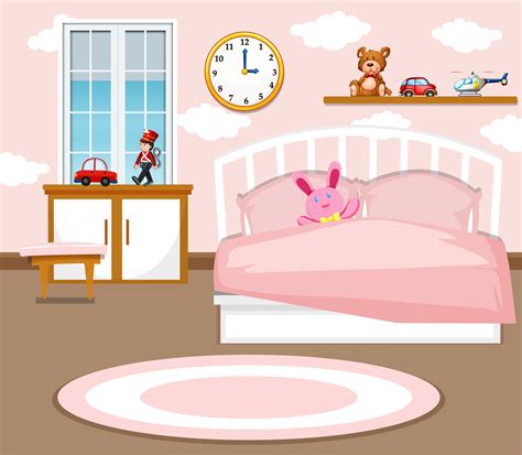 Cute Cartoon Bedroom
