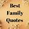 Cute Short Quotes About Family