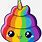 Cute Unicorn Poop Emoji
