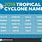 Cyclone Names List