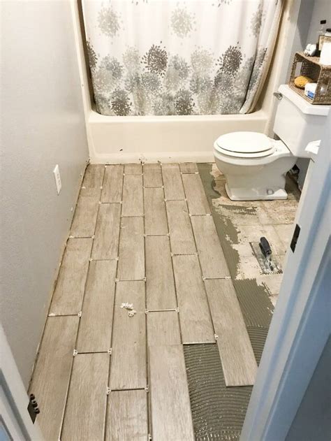 DIY Bathroom Floor