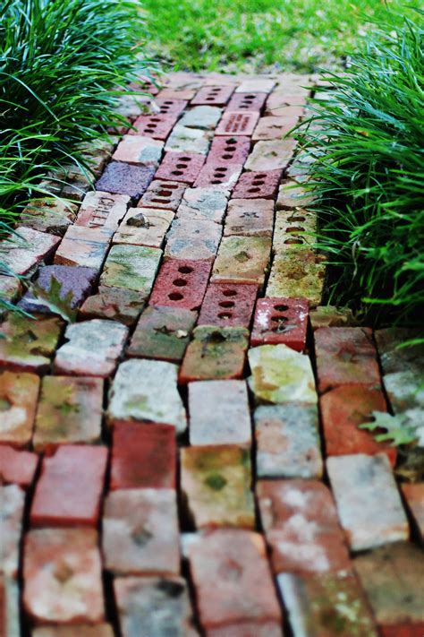 DIY Brick Pathway