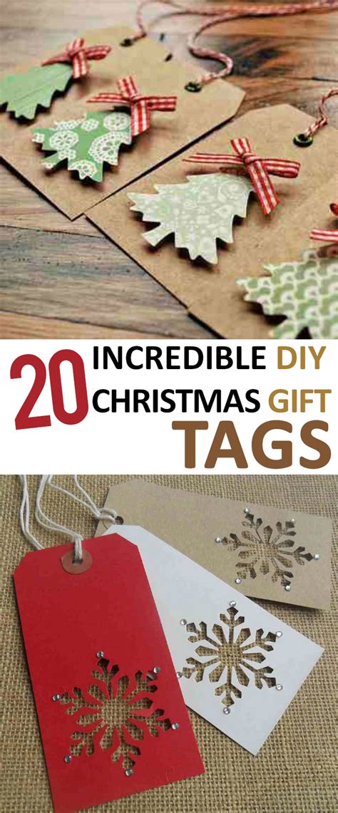 DIY Christmas Gift Tags Ideas