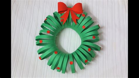 DIY Christmas Wreath Paper Decoration