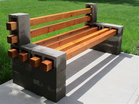 DIY Concrete Bench