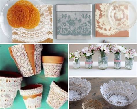 DIY Crafts with Lace