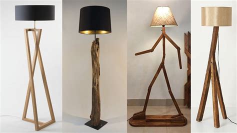 DIY Floor Lamp Wood
