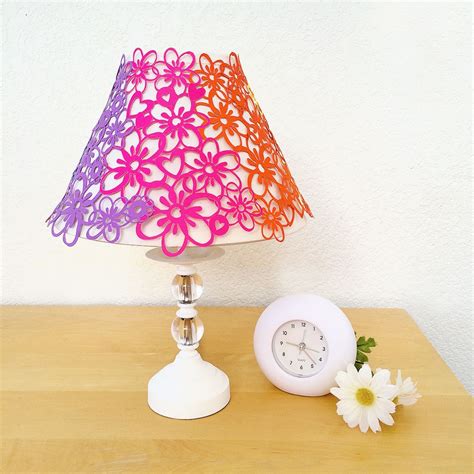 DIY Flower Lamp Shade