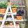 DIY Ladder Plant Stand