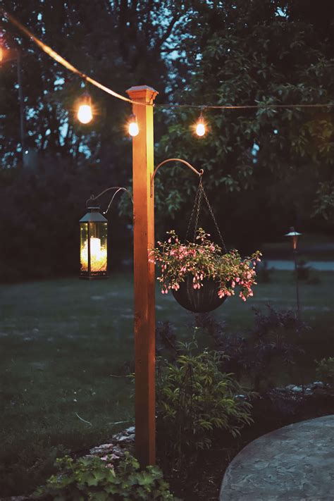 DIY Outdoor Light Post